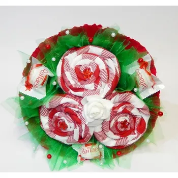 Utěrka Kytička z kuchyňských utěrek - Sally