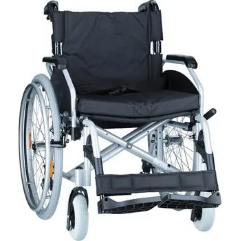 Invalidní vozík Invalidní vozík odlehčený s brzdami pro doprovod - Šířka sedu 48 cm