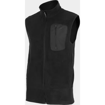 Pánská vesta 4F 4FAW22TVESM017 DEEP BLACK Pánská vesta US M