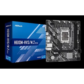 ASRock MB Sc LGA1700 H610M-HVS/M.2 R2.0, Intel H610, 2xDDR4, 1xHDMI, 1xVGA, mATX