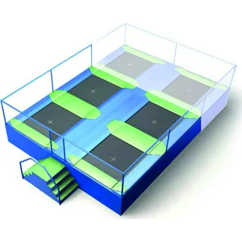 Trampolína Trampolína Battery malá 4 pole 265 x 265 cm