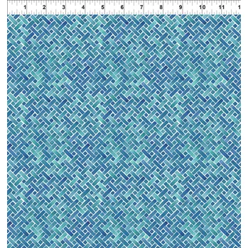 US In The Beginning 999-756 Victoria proplétaný motiv vícebarevná bavlněná látka patchwork