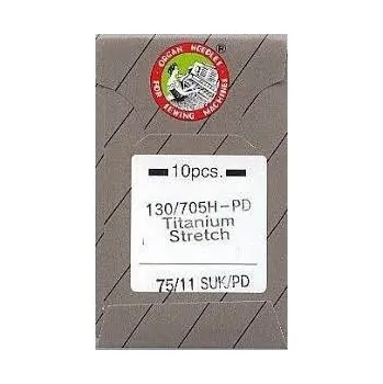 Příslušenství k šicímu stroji jehly chromované Organ 130/705H 75 super stretch 10ks