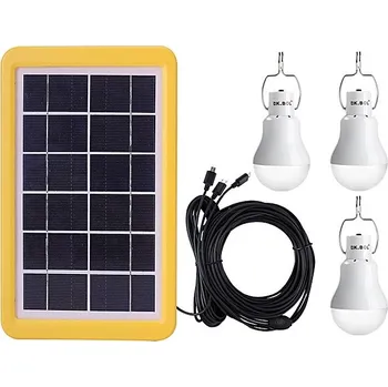 Venkovní osvětlení Solar 12/3, Solární osvětlení pergol (Solární LED světlo 3x LED žárovka)