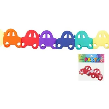 Girlanda barevná 3 m - Auto