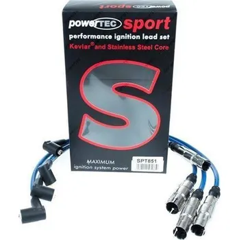 Zapalovací kabel Zapalovací kabely PowerTEC VW GOLF BORA NEW BEETLE 1.6 2.0L modré