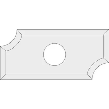 IGM N031 Žiletka tvrdokovová radiusová - R4 19,5x9x1,5 LaminoMDF