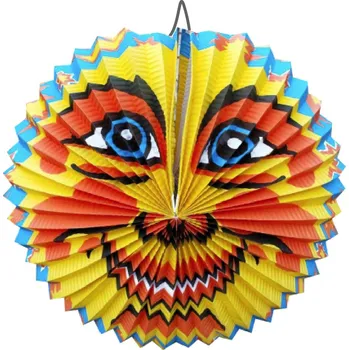 Party dekorace Rappa Lampion papírové slunce 28 cm
