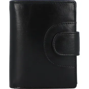 Peněženka Elegantní kožená peněženka černá matná - Tomas Pilia černá