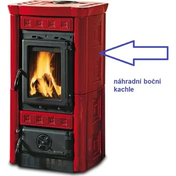 Krbová kamna La Nordica - náhradní kachle pro kamna GAIA bordo