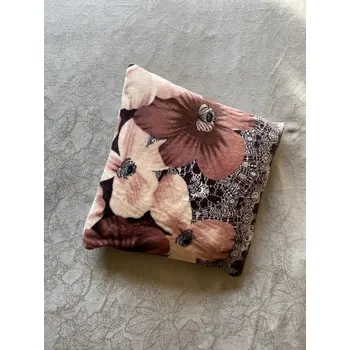 Povlak na dekorativní polštářek Povlak na polštář MÁKY HNĚDÉ 45x50