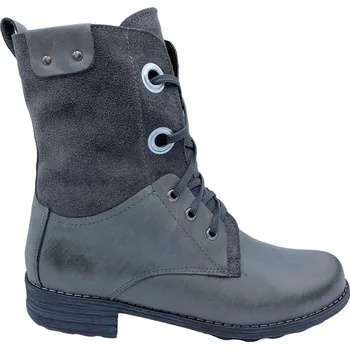 Dámská zimní obuv Dámská zimní kožená obuv Kira 715 šedá Velikost: 37 (EU)