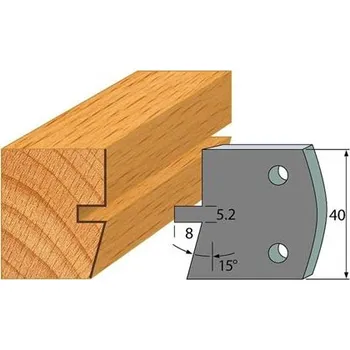 Příslušenství k frézce IGM profil 086 - pár omezovačů 40x4mm SP