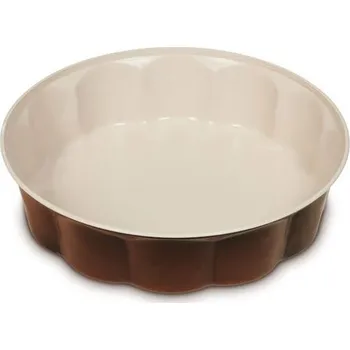 Forma na pečení Forma koláč d26cm Fiorella, v. 6,8cm, CHOCO, nepřilnavý plech