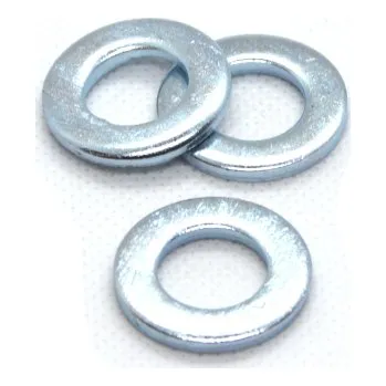 Matice Podložka plochá M16, ocel, zinek bílý, DIN 125A