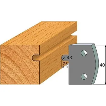 Fréza IGM profil 010 - pár omezovačů 40x4mm SP