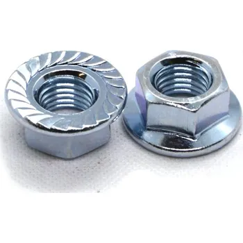 Matice M16 Matice s ozubeným límcem DIN 6923 ZB tr.8