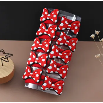 Čelenka B-TOP Dětské gumičky do vlasů s Minnie mašlí - 2 ks