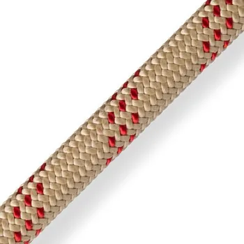 Lano Marlow lano ProTec 500 Natural/Red 11 mm - metráž