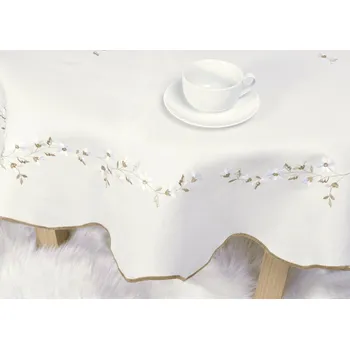 Stolování Ubrus celoroční, Ania, bílo béžový