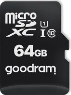 Goodram microSDXC 64 GB Class 10 UHS-I U1 + SD adaptér (SDU16GHC10AGRR9)