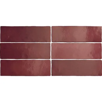 Dlažba EQUIPE MAGMA EQ E24967 6,5 cm x 20 cm x 0,9 cm červená 0,5 m2