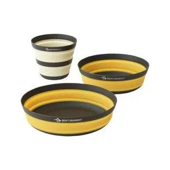 Kempingové nádobí Sea to Summit Frontier UL Collapsible Dinnerware Set - [1P] [3 Piece]