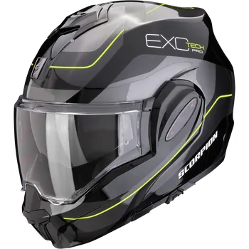 Helma na motorku Scorpion exo-tech evo pro commuta černá/žlutá l