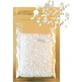 Okenní dekorace Skleněné kamínky dekorační bílé 40 g 2823