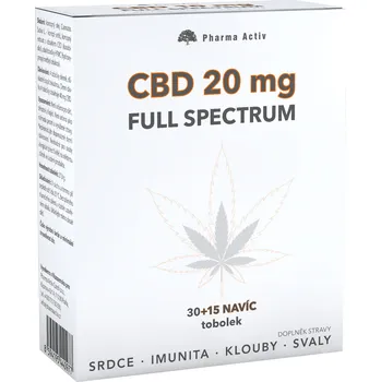 CBD Pharma Activ CBD Full Spectrum 20 mg 45 tob.