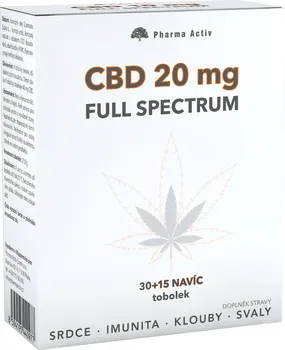 CBD Pharma Activ CBD Full Spectrum 20 mg 45 tob.