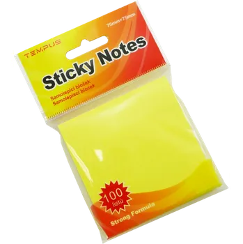 TEMPUSCreative bloček samol.neon 75 x 75 závěs žlutý 473266