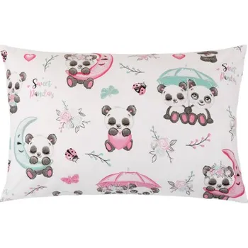 Polštář Bellatex Polštářek VIOLA, Medvídek panda - 40x60 cm