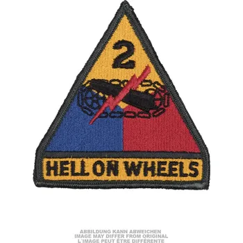 Nášivka Nášivka US 2nd Army Division Hell on Wheels - barevná