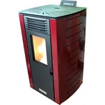 Krbová kamna na pelety Centrometal Centropelet Z 12 kW, červená