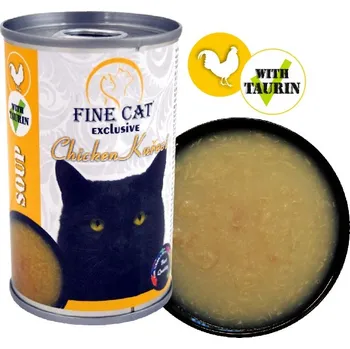 Krmivo pro kočku Fine Cat Exclusive Polévka pro kočky KUŘECÍ 158 g