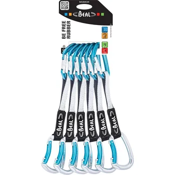 karabina BEAL Set 6 Be Free Rubber Délka: 17 cm