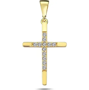 Náramek DIANTE Zlatý přívěsek kříž 59642385 (Au 585/1000, 1,11 g)