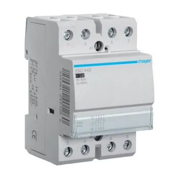 Elektroinstalační materiál HAGER Stykač ESC443 3S+1R 40A 230VAC ESC443