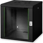 Digitus DN-19 12U-6/6-SW rack Nástěnný regál Černá