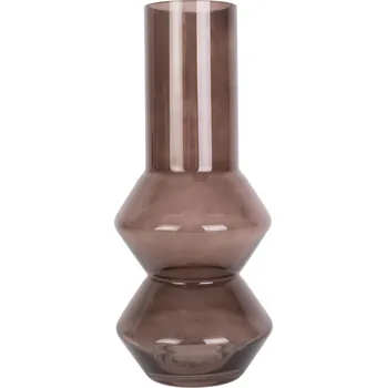 Váza Skleněná váza Blush 30 cm L hnědá Present Time (Barva- hnědá, sklo)