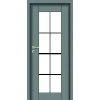 Interiérové dveře POL-SKONE interiérové dveře POL-SKONE SEDO W01S8 černé rámečky