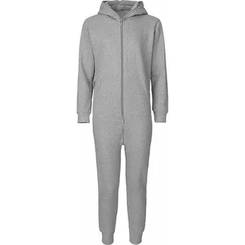 Chlapecká zimní kombinéza Dětská kombinéza Neutral z organické bavlny s fleecem zevnitř Barva: šedá melír, Velikost: 116/122 NE73331K