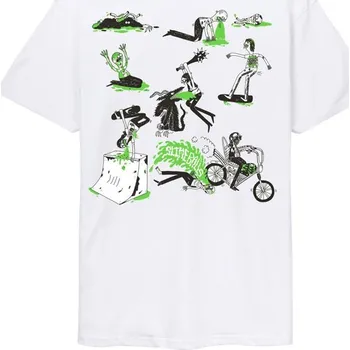 SANTA CRUZ triko - Scene Report T-Shirt White (WHITE) velikost: XL