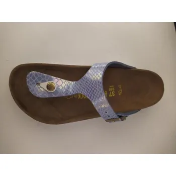 Dámské žabky Dámské žabky Birkenstock 0847391 Shiny Snake Sky