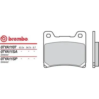 Brzdová destička BREMBO brzdové destičky moto 07YA1107