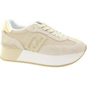 Dámské tenisky LIU JO Dámské kožené béžové tenisky BA4081PX031S1803-GOLD-245 Velikost 37