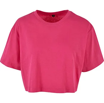 Dámské tričko Build Your Brand Dámské krátké triko BY264 Hibiskus Pink XL