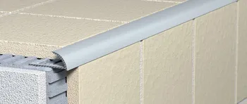 Podlahová lišta Havos ALEOO10250 ukončovací lišta 10 mm x 250 cm chrom