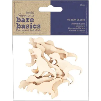 WEST DESIGN T-Rex - dřevěné dekorace - 12ks